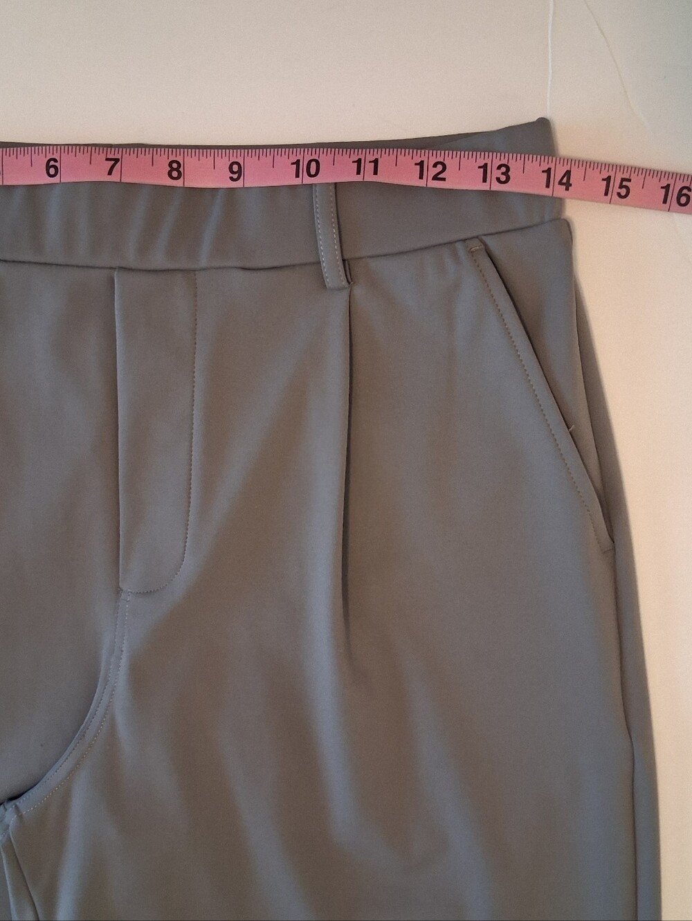 Halara Flex™ DayStretch High Waisted Pocket Work Flare Pants Sz Med Gray - Picture 6 of 9